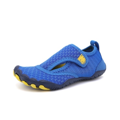 blue mesh barefoot shoes