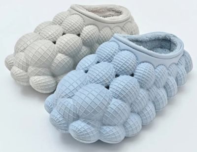 EVA injection cotton bubble slippers