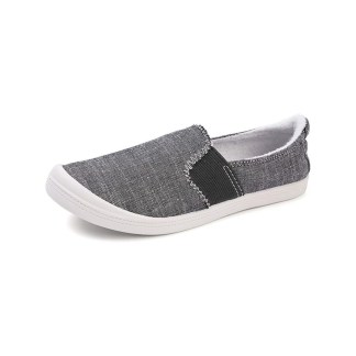 HEVA DDP – Fabric Men's Shoes with Slip-On Design Gray