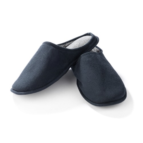 black indoor slippers