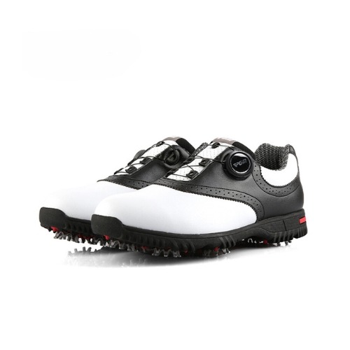 white and black leather golf shoes 500x500